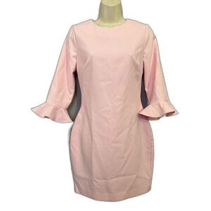 32 Likely pink dress with ruffled arm sleeves Size 4